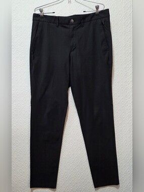 Mens CRZ Yoga All Day Comfy Pocket Golf Pants,  Dark Gray, 32 Waist, 33 Leg